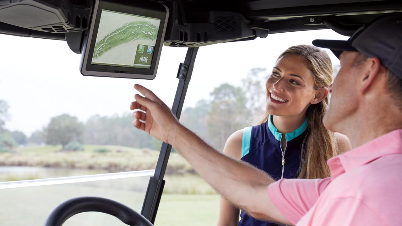 Golf Business News - Club Car Visage GPS system creates 'virtual